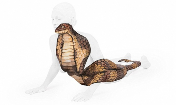 ოპტიკური ილუზია შიშველი სხეულებით - ველური ცხოველები (+ფოტო)