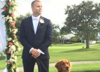 უნარშეზღუდულმა ვეტერანმა ქორწილში ძაღლი ხელისმომკიდედ წაიყვანა (+ვიდეო)